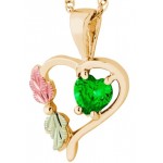 Heart with Multiple Stone Options & All Birthstones - by Landstrom's